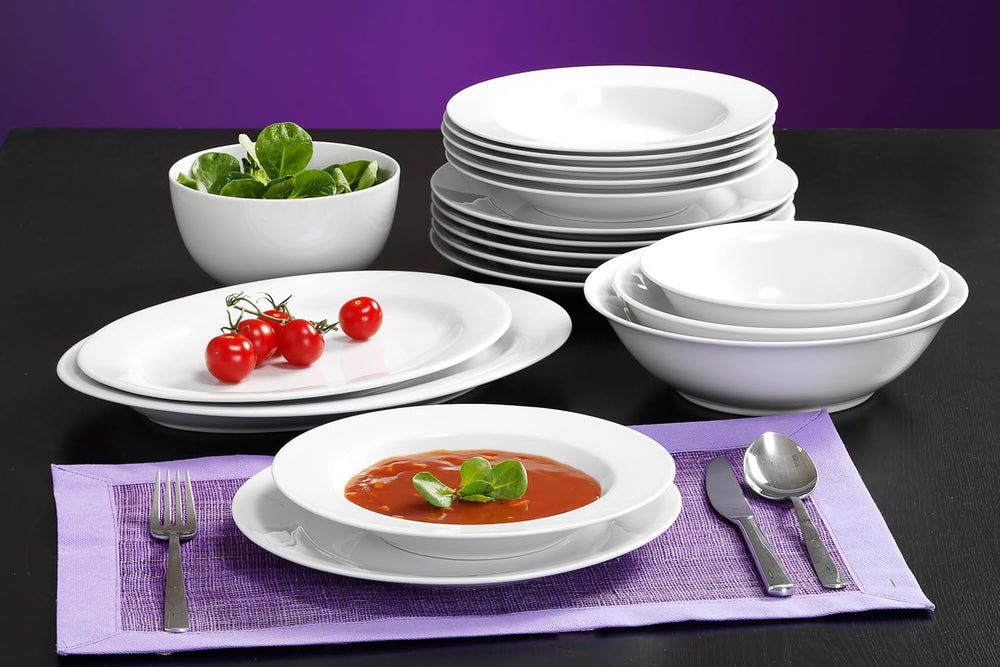 Service de vaisselle Ritzenhoff & Breker Bianco, 12 pièces, porcelaine