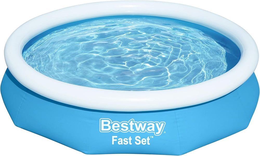 Piscină supraterană Bestway Fast Set fără pompă 305 x 66 cm, albastră, rotundă (57456)