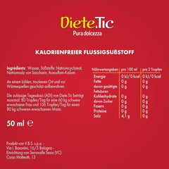 Îndulcitor lichid fără calorii, spray de dimensiuni 3 x 50 ml (1 picătură MAXI = 1 linguriță de zahăr), fără gluten, fără conservanți și aspartam, ideal pentru deserturi, băuturi și iaurt