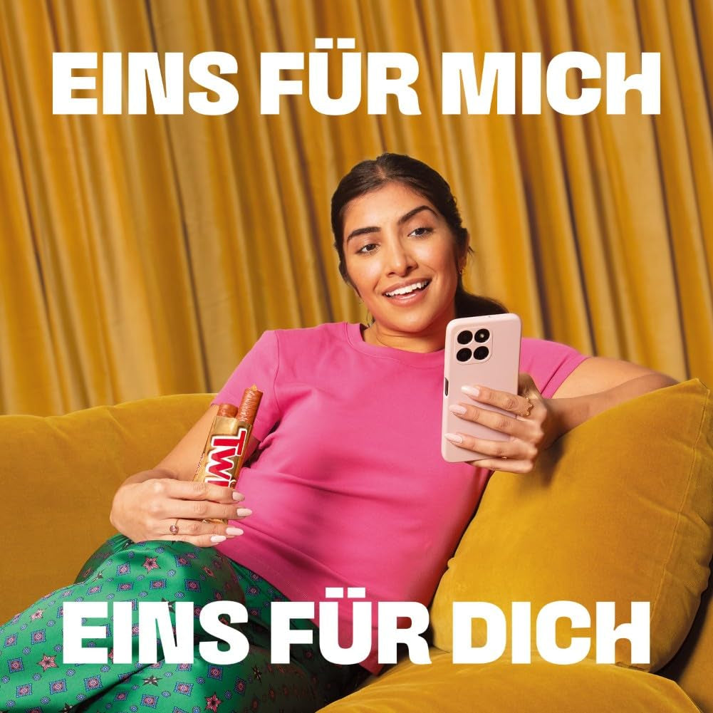 Barres de chocolat au caramel salé Twix | Paquet de chocolat en vrac | 30 barres doubles (30 x 46g)