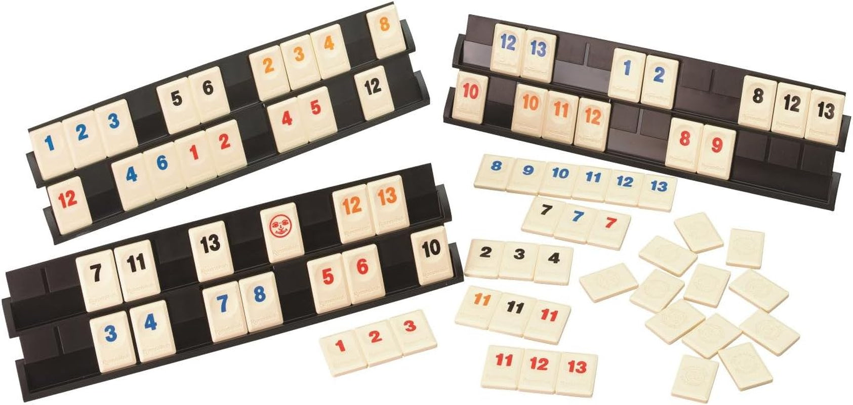 Jumbo Spiele Original Rummikub Classic - der Spieleklassiker unter den Gesellschaftsspielen - pour les enfants et les enfants à partir de 7 ans JUM17571 Multicolore 2,7 x 3,7 cm