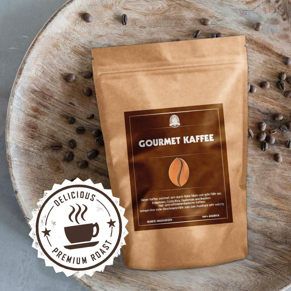 Henry's Gourmet Coffee 1000g - arômes absolus - tasses complètes - röstung manuel - boissons à café premium
