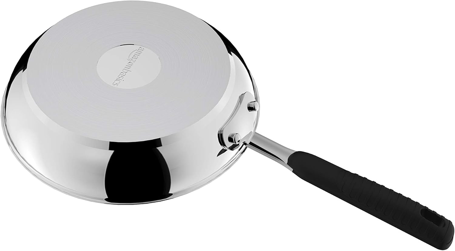 Poêle en inox avec revêtement antiadhésif - adaptée à l'induction, avec poignée confortable - 28 cm Casseroles et Poêles Naty Shop