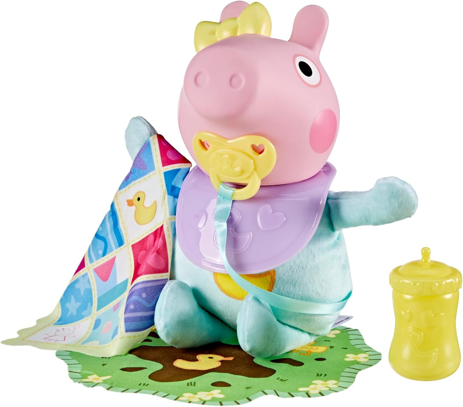 Poupée interactive Peppa Pig Evie 28 cm avec 20 sons et de nombreuses fonctions, ensemble de jouets pour enfants à partir de 3 ans