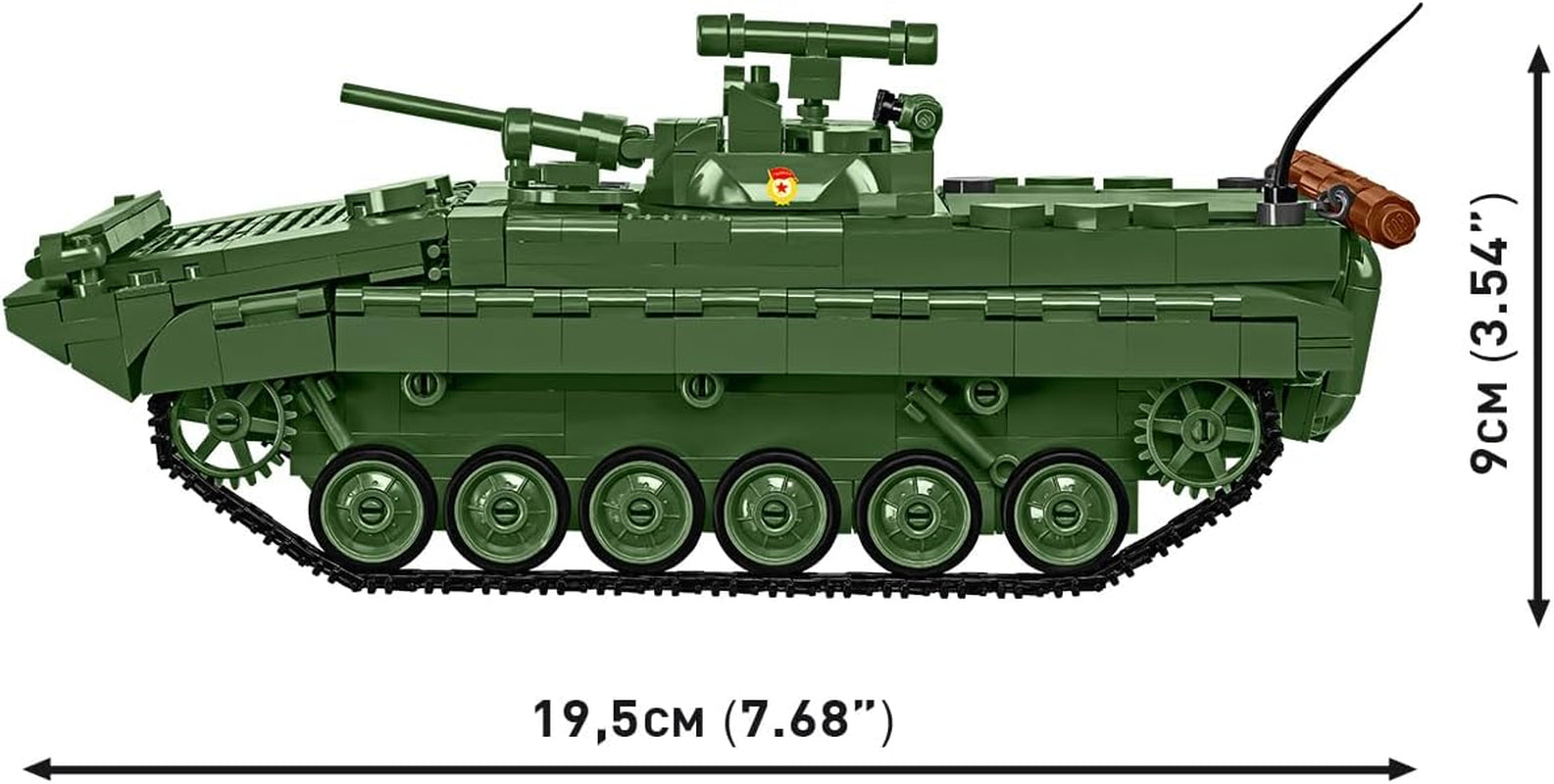 BMP-1 (Boyevaya Mashina Pekhoty 2 in 1 DDR/RUS), grün