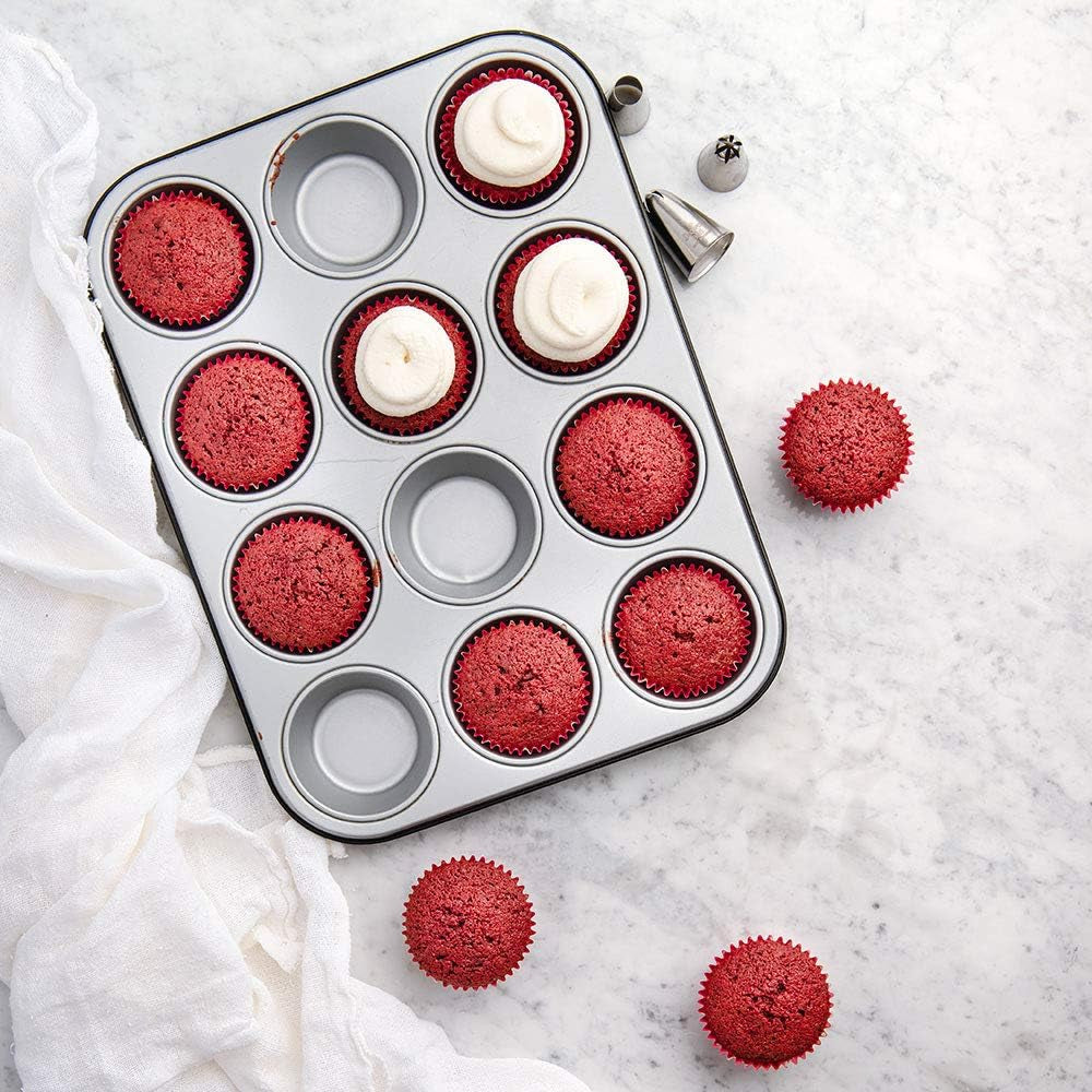 0062750 moule à pâtisserie pour 12 muffins Moules et plaques à pâtisserie Naty Shop