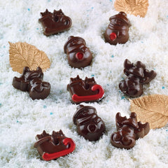 Silikomart 199194, pour Pralines au Chocolat, motif Hiver Cuisine Naty Shop