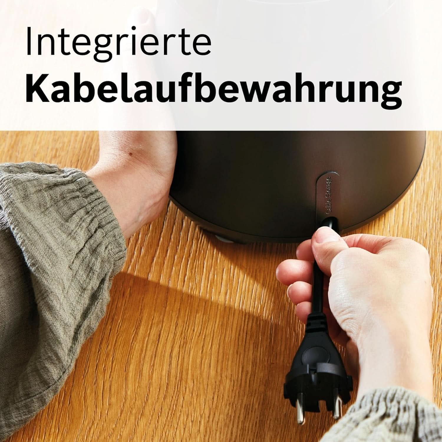 Bosch Batteur sur socle Vitapower Serie 4 MMB6141B, Haute puissance en acier inoxydable, 1,5 L Tritan-Mixbehälter, Spülmaschinengeeignete Teile, 30 000 U/Min, 1200 W, Schwarz Kitchen Naty Shop