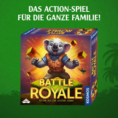 Kosmos 684037 Battle Royale, Action jusqu'à la dernière figurine ! Jeu familial pour 2 à 4 joueurs âgés de 8 ans et plus avec des éléments d'action spéciaux.