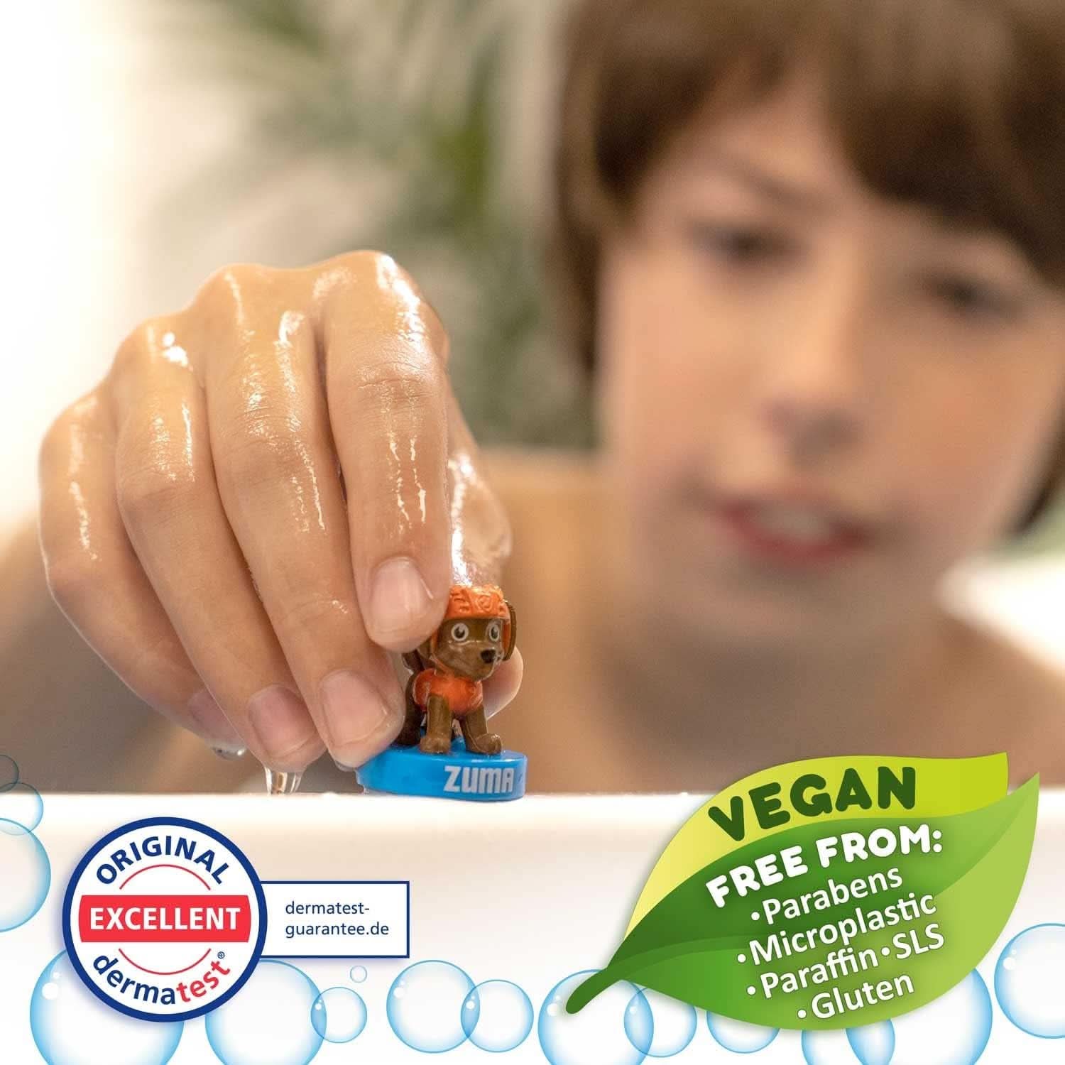 INKEE SURPRISE PAW PATROL, Bombe de bain pour enfants avec surprise, saveur cola, effet mousse, 80 grammes Douche et bain Naty Shop