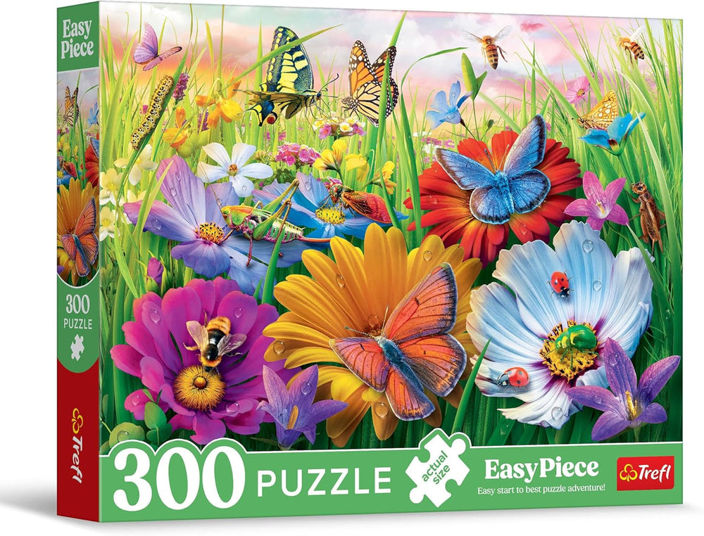 Trefl - Puzzle Easypiece : Insectes dans le pré - 300 pièces - grandes pièces, faciles à puzzle, pour adultes et enfants à partir de 10 ans Puzzle Naty Shop Titre par défaut