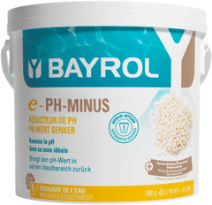 BAYROL e-pH-Minus granulés 6 kg - réduit rapidement et efficacement les niveaux de pH trop élevés dans les piscines - dosage facile directement dans l'eau - avec gobelet doseur - réducteur de pH - réglage du pH pour piscines