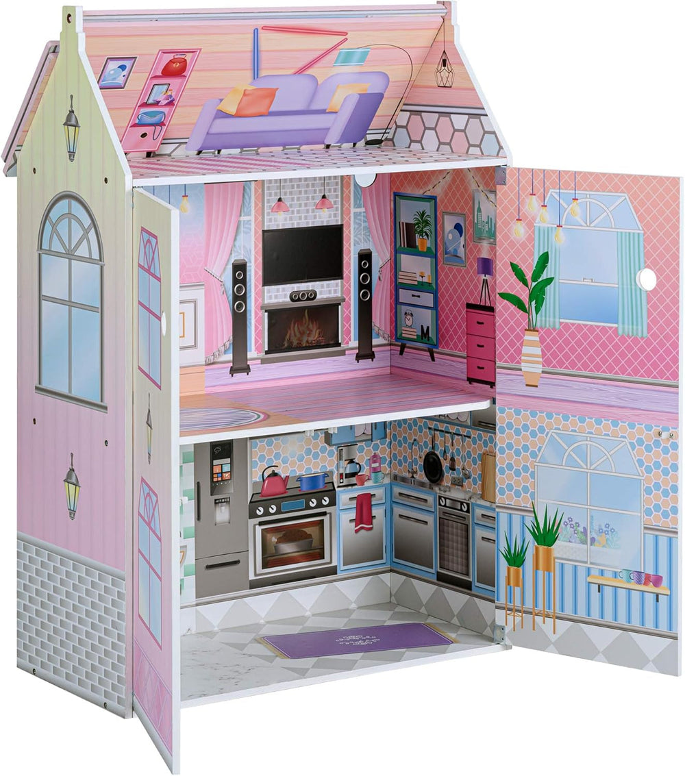 Olivias Little World Glasshouse Kids Maison de poupée 12" et 10 accessoires de poupée 3,5" Multi Td-12518D Maisons de poupées Naty Shop