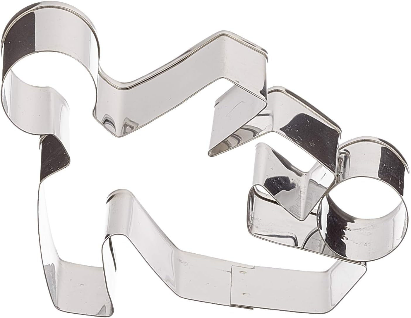 Boîte à biscuits en forme de joueur de football, env. 9 cm, argent