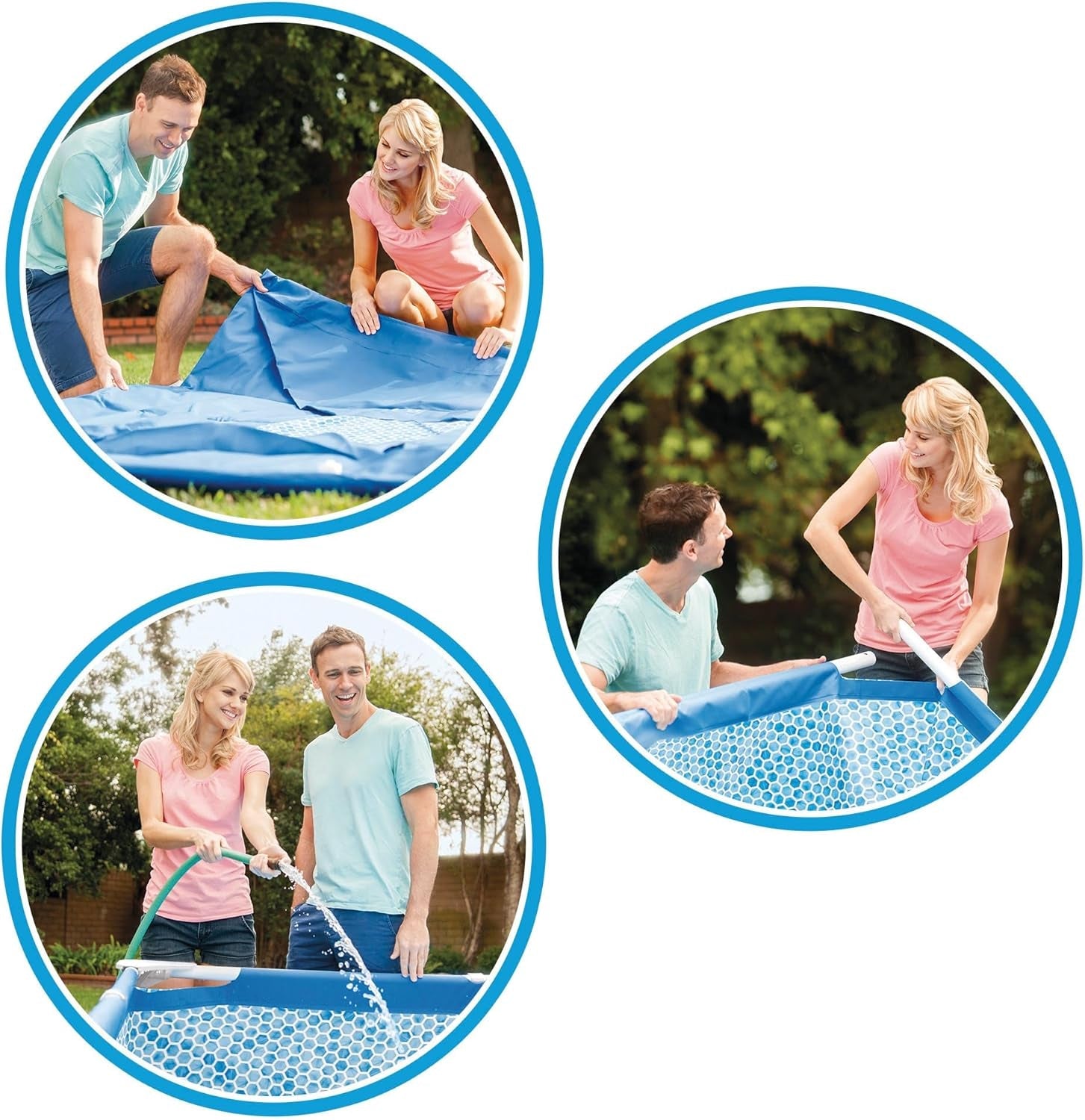 Piscină Intex cu cadru metalic de 2,4 m x 51 cm