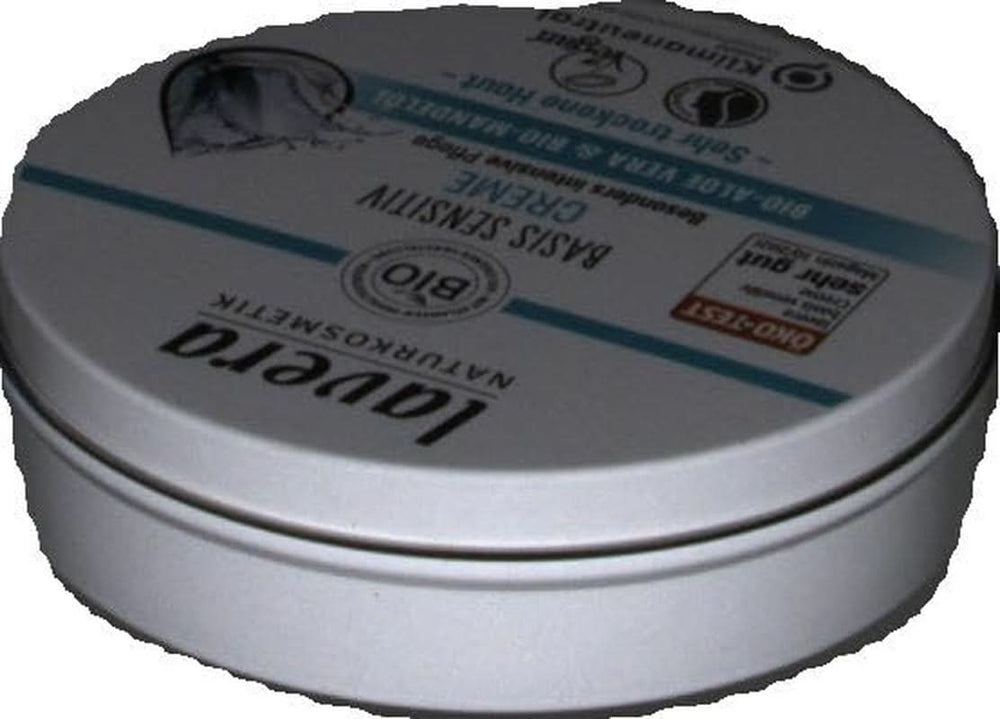 Lavera Basis Sensitiv, soin intensif pour peaux sèches à l'Aloe Vera et à l'huile d'amande, 150 ml Naty Shop