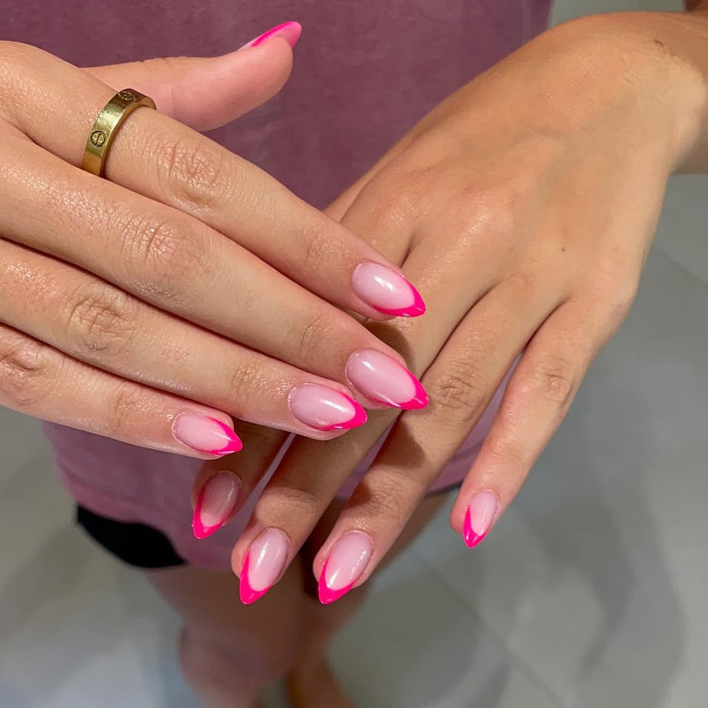 Unghii lungi cu vârf franțuzesc, aurii, cu sclipici, de lipit pe unghii lungi și pătrate, set unghii false cu vârf franțuzesc strălucitor, unghii artificiale pătrate pentru femei, 24 de bucăți