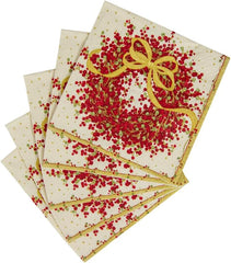 Serviettes en papier triple épaisseur 8070C, 20 pièces, 25 x 25 cm, poivre