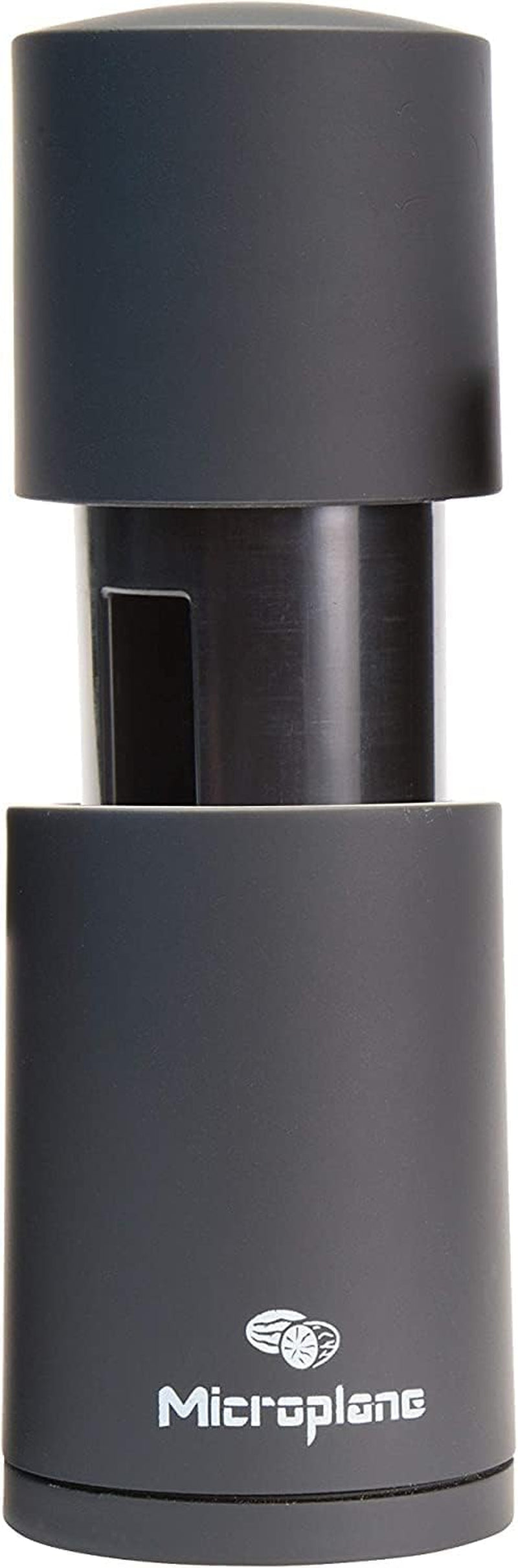 Moulin à épices Microplane noir pour muscade, cannelle, fèves tonka, poivre long et autres épices sèches Broyage et broyeurs Naty Shop