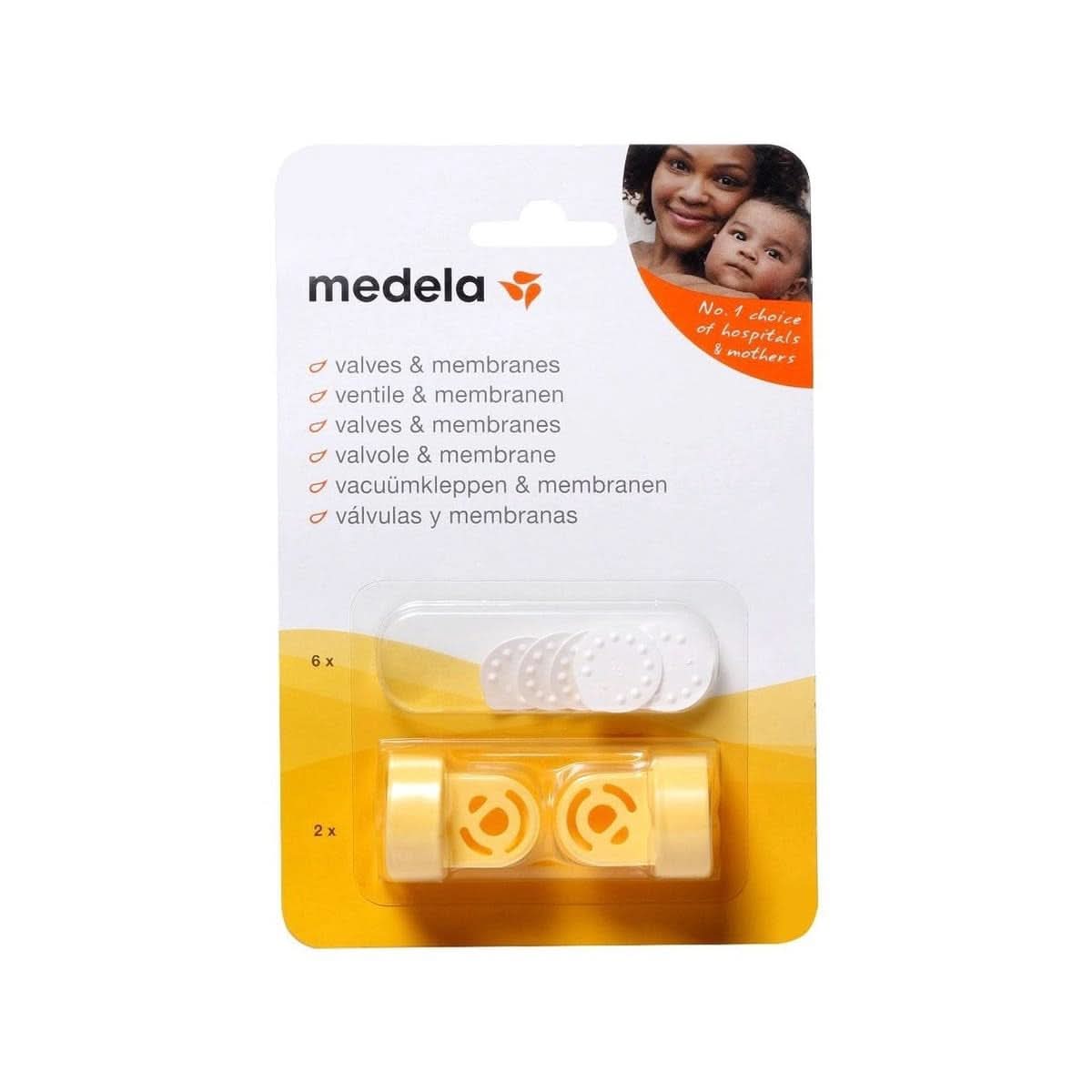 Medela 008.0293 Supape și tetine, multicolore Accesorii Hrana si Alaptare Bebe Naty Shop