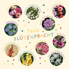 Blumen Konfetti, Wildblumen Mix, Samen Konfetti Mit Einem Mix Aus Bunten Blumen, Paradies Für Bienen Von Lutz Mauder, Saatpapier Mix, Geschenk, Dekoration (Ca. 150 Stck.)