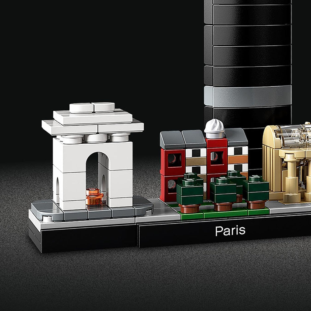 Kit de construction LEGO Architecture Paris, Tour Eiffel, Champs-Élysées et Louvre, collection Skyline, décorations pour la maison et le bureau, idées cadeaux pour collectionneurs, hommes et femmes 21044 Ensembles de construction Besuche den LEGO-Store