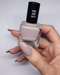 ANNY Vernis à ongles – Vernis à ongles coloré de haute qualité avec une brillance longue durée, résistant aux éclats et à séchage rapide, couleur : style artistique – Gris froid – 15 ml
