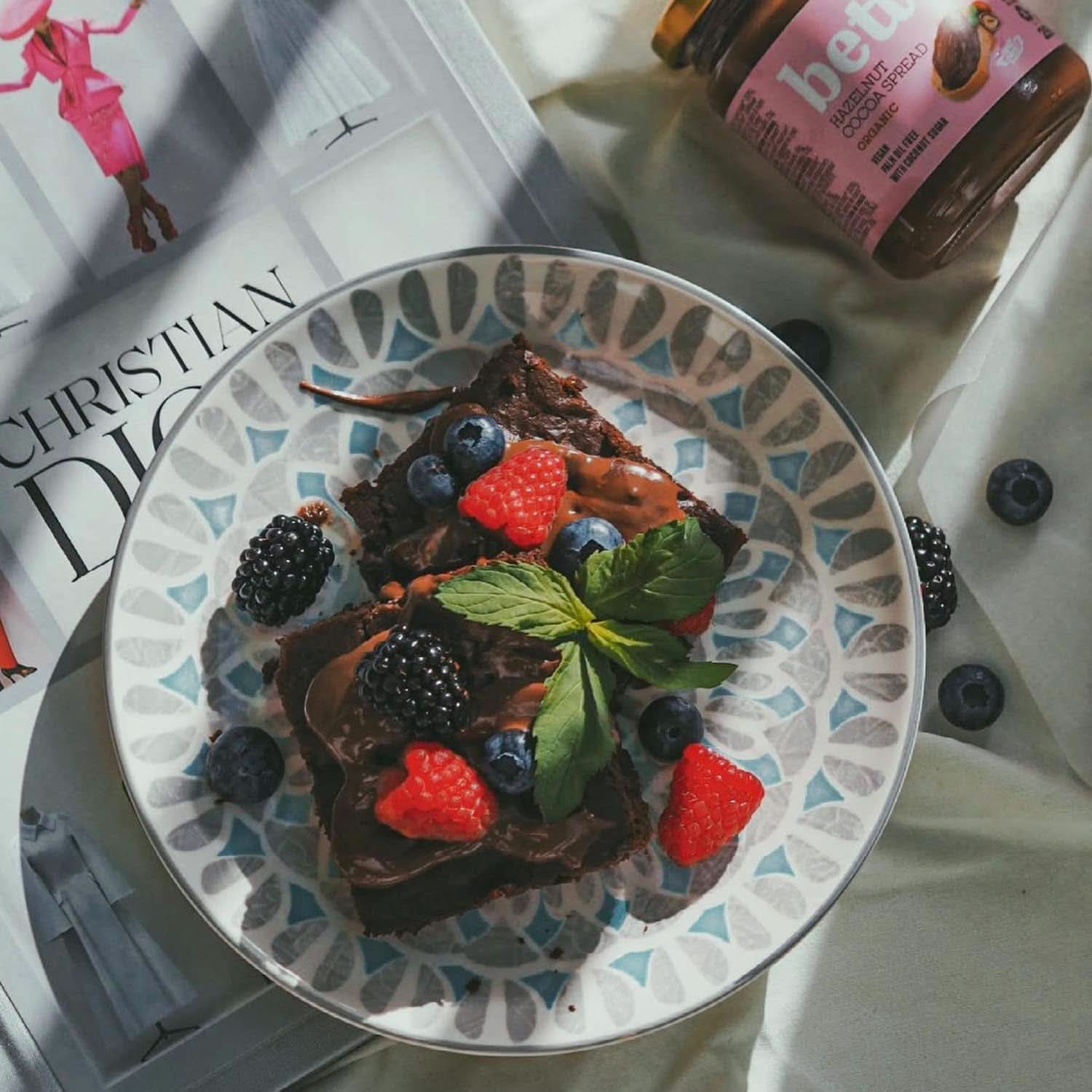 Bettr Organic Brownie Mix - Brownies biologiques, végétaliens et sans gluten au riche goût de cacao, 6 x 400 grammes Kitchen Naty Shop