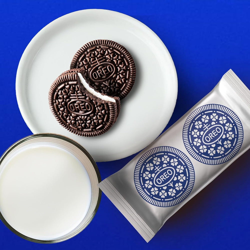 OREO Original - Biscuits croquants au cacao et délicieuse garniture à la crème au goût de vanille - 32 x 44g