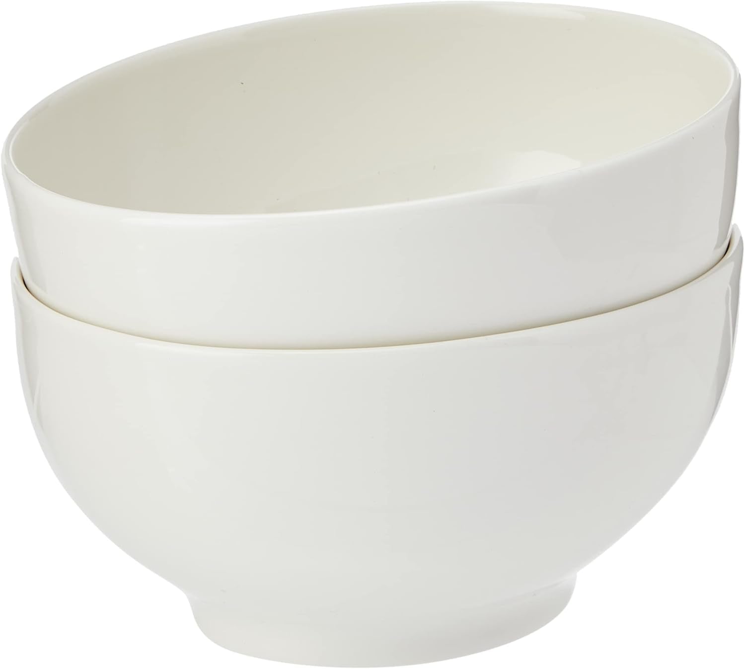 Villeroy & Boch For Me Lot de 2 bols à céréales, blanc, passe au lave-vaisselle, passe au micro-ondes, petits bols pour 2, bols, bols à céréales, snacks ou sauces, assiette, porcelaine premium