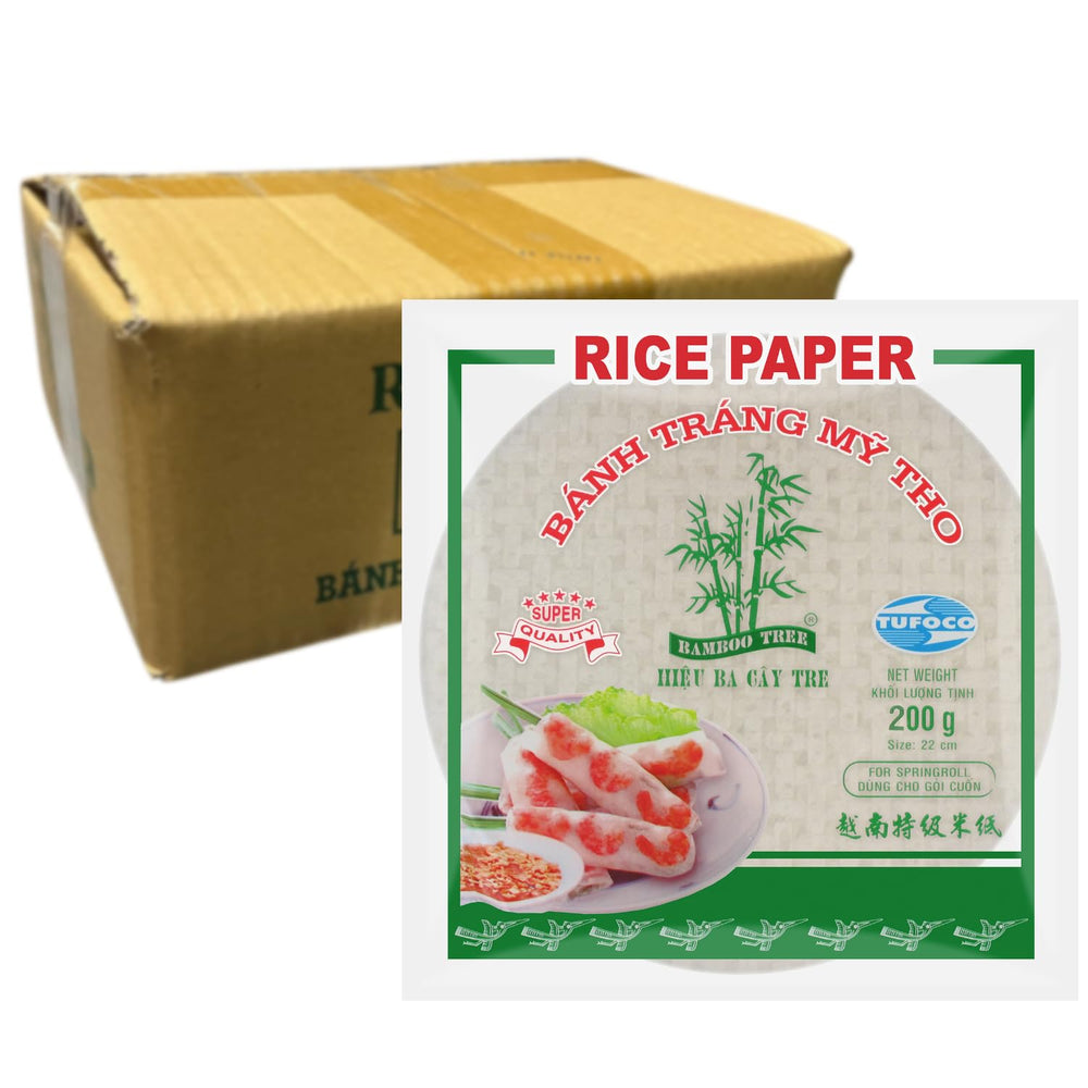 BAMBOU - Papier de riz 22 cm. (Rouleaux d'été) - 1 x 400 g