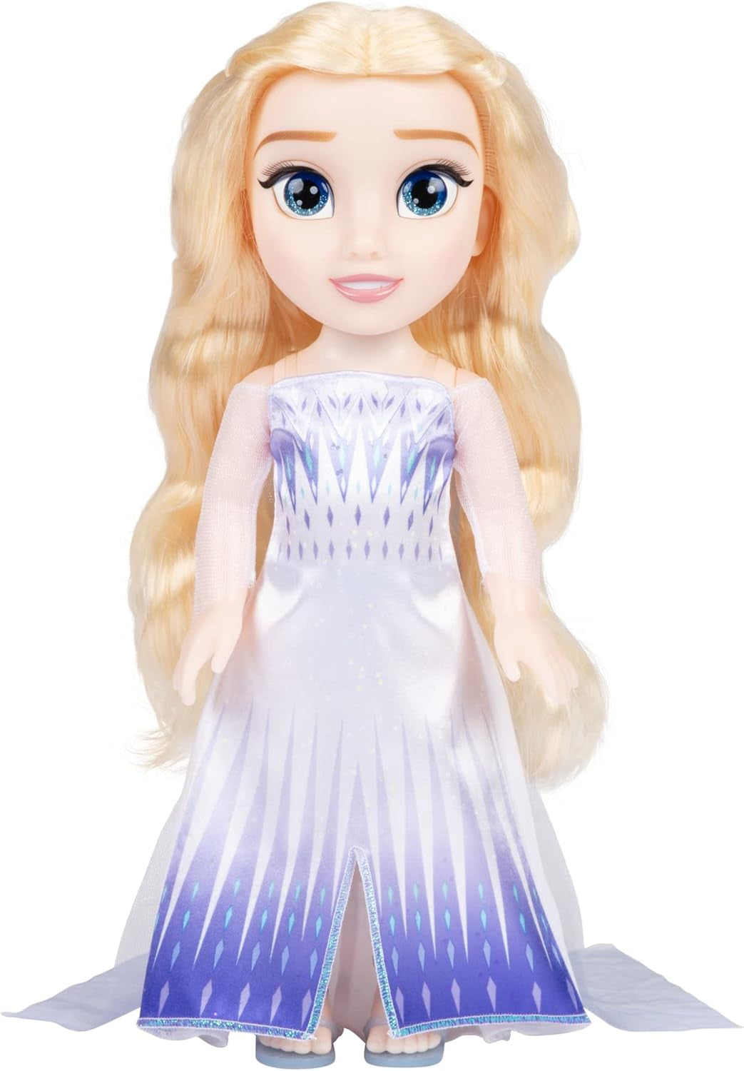 Disney Die Eiskönigin Singende ELSA The Snow Queen Puppe 35 cm, singt „Show Yourself“, inklusive Zubehör für zusätzlichen Spielspaß, perfekt für Mädchen ab 3 Jahren Weiß und Blau