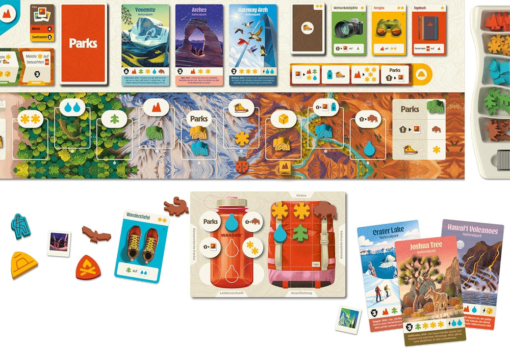 Parcs (2e édition), 26,7 cm x 26,7 cm x 0,1 cm