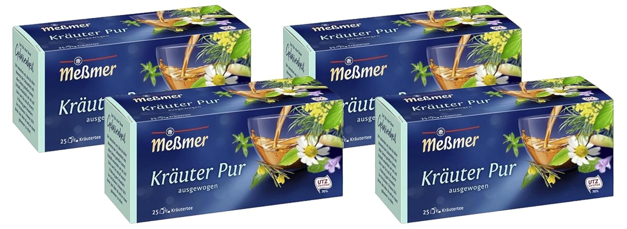 Mélange d'orties Meßmer | 25 | Sachets de thé | Végétalien | Sans gluten | Sans lactose