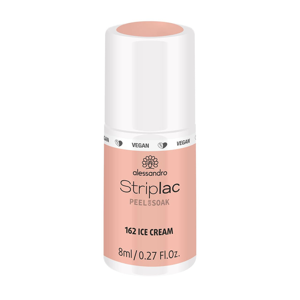 Vernis à ongles UV alessandro Striplac Coral Sunshine – Délicat et longue durée – S'enlève facilement grâce à la technologie de retrait – Vegan et cruelty-free – 8 ml