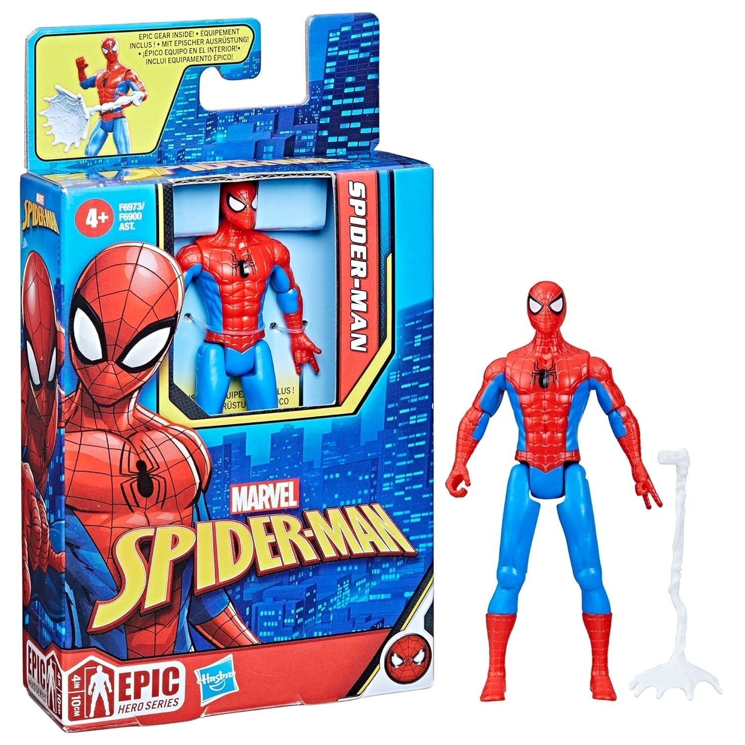 Spider-Man Marvel Epic Hero Series Classic Figurine d'action de 10 cm de haut Figurines Naty Shop