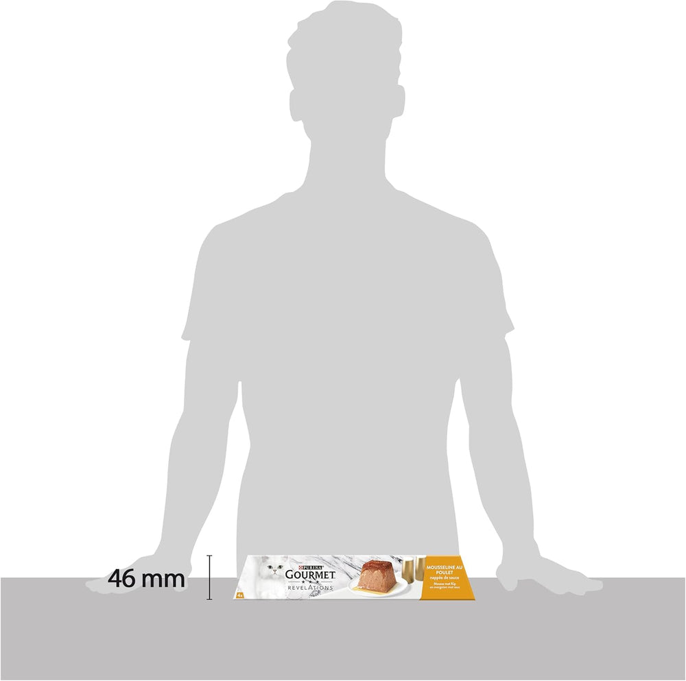 Moules Révélations au Poulet et Sauce | Repas pour chats trop grands | 4x57g