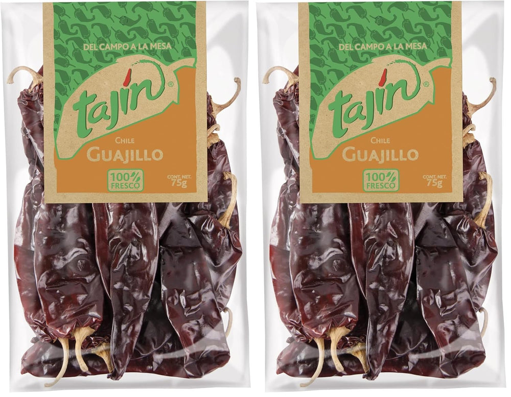 TAJIN Chili Guajillo – Getrocknete Ganze Guajillo-Chilischoten | Gewürz mexicains authentiques pour sauces et marinades – Würzig, Rauchig et Scharf, parfaits pour Gewürzmischungen et Tacos