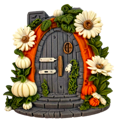 Décoration d'automne comestible Fall Delights – Ornement sucré pour gâteaux et gâteaux