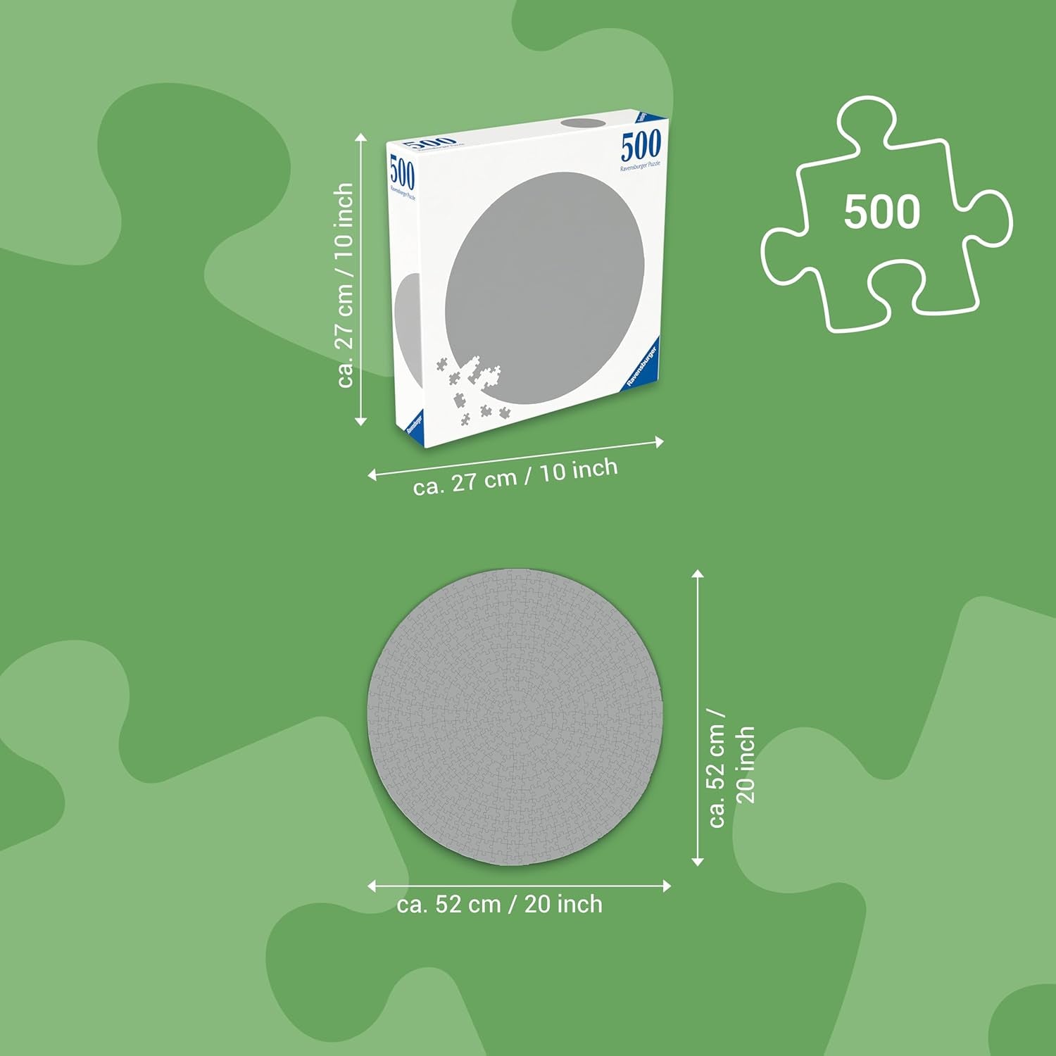 Ravensburger Puzzle 17172 Cercle de couleurs - Animaux 500 pièces Puzzle Naty Shop