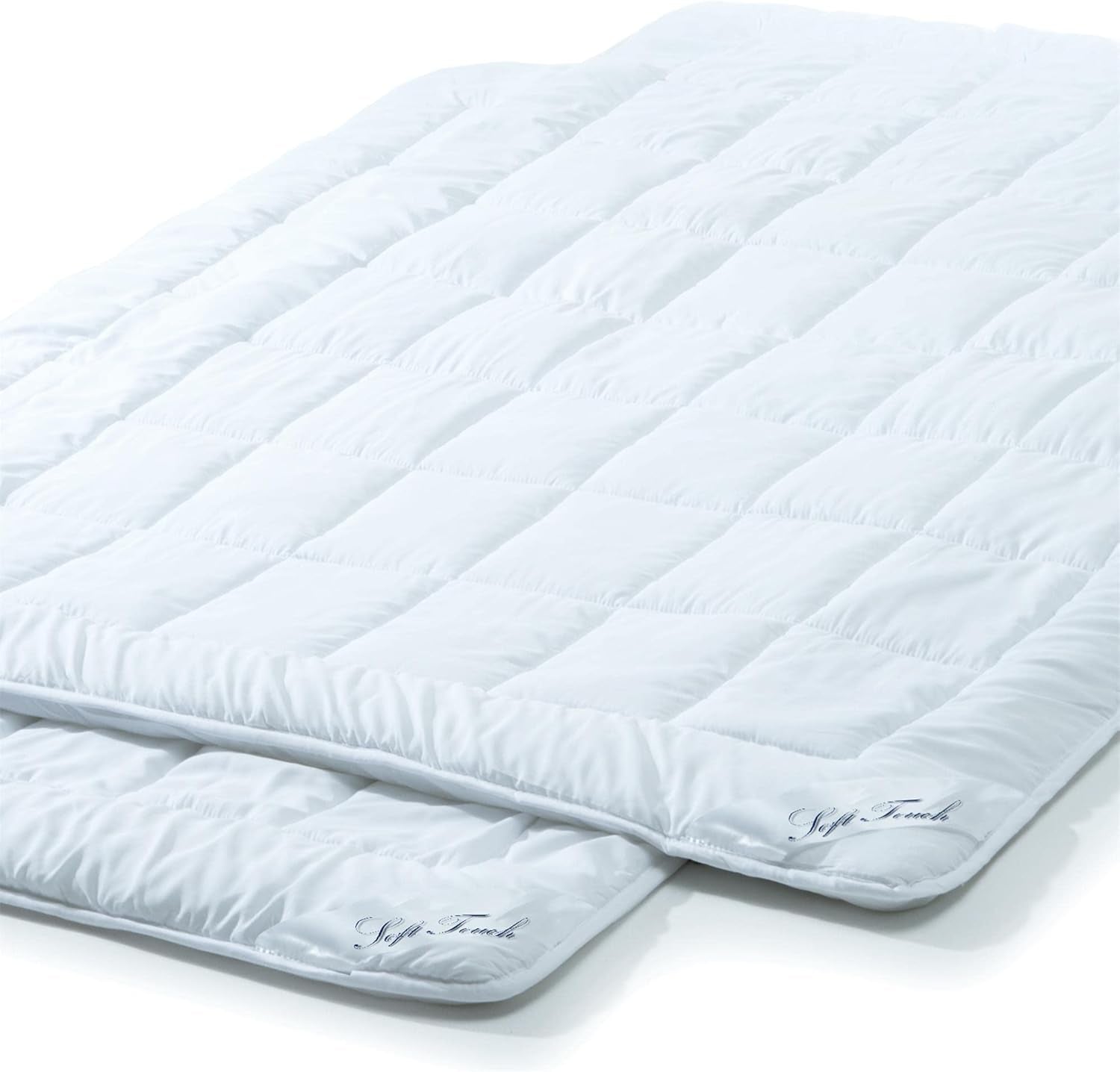 Aqua-Textil Soft Touch Parure enfant Couette 100 X 135 Cm 250G et 350G avec oreiller 40 X 60 Cm 150G Couette 4 saisons Climatisée Oeko-Tex Couettes et couettes Naty Shop 2X 135X200 Cm été