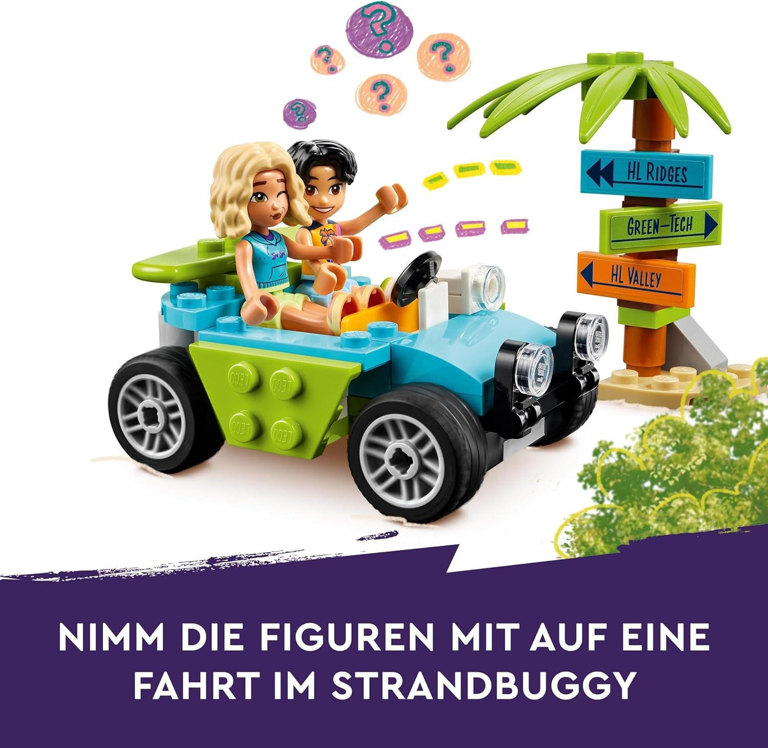 LEGO Friends Smoothie Stand At The Beach Jeu de rôle Idée cadeau pour filles et garçons de 6 ans avec figurines de jeu Tortue et accessoires Jouet de développement social 42625 Jeux de construction Besuche den LEGO-Store