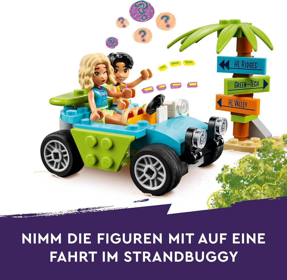 LEGO Friends Smoothie Stand At The Beach Jeu de rôle Idée cadeau pour filles et garçons de 6 ans avec figurines de jeu Tortue et accessoires Jouet de développement social 42625 Jeux de construction Besuche den LEGO-Store