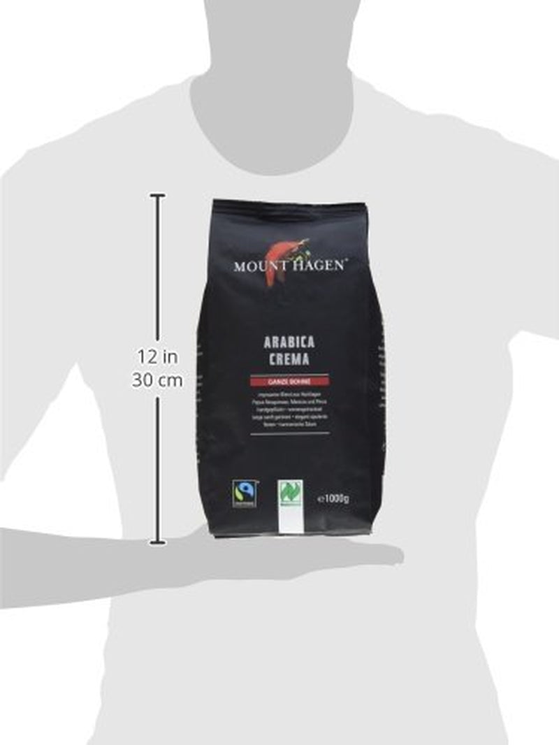 Crème de café torréfié Arabica biologique FT Naturland, 1kg en grains entiers Café Naty Shop