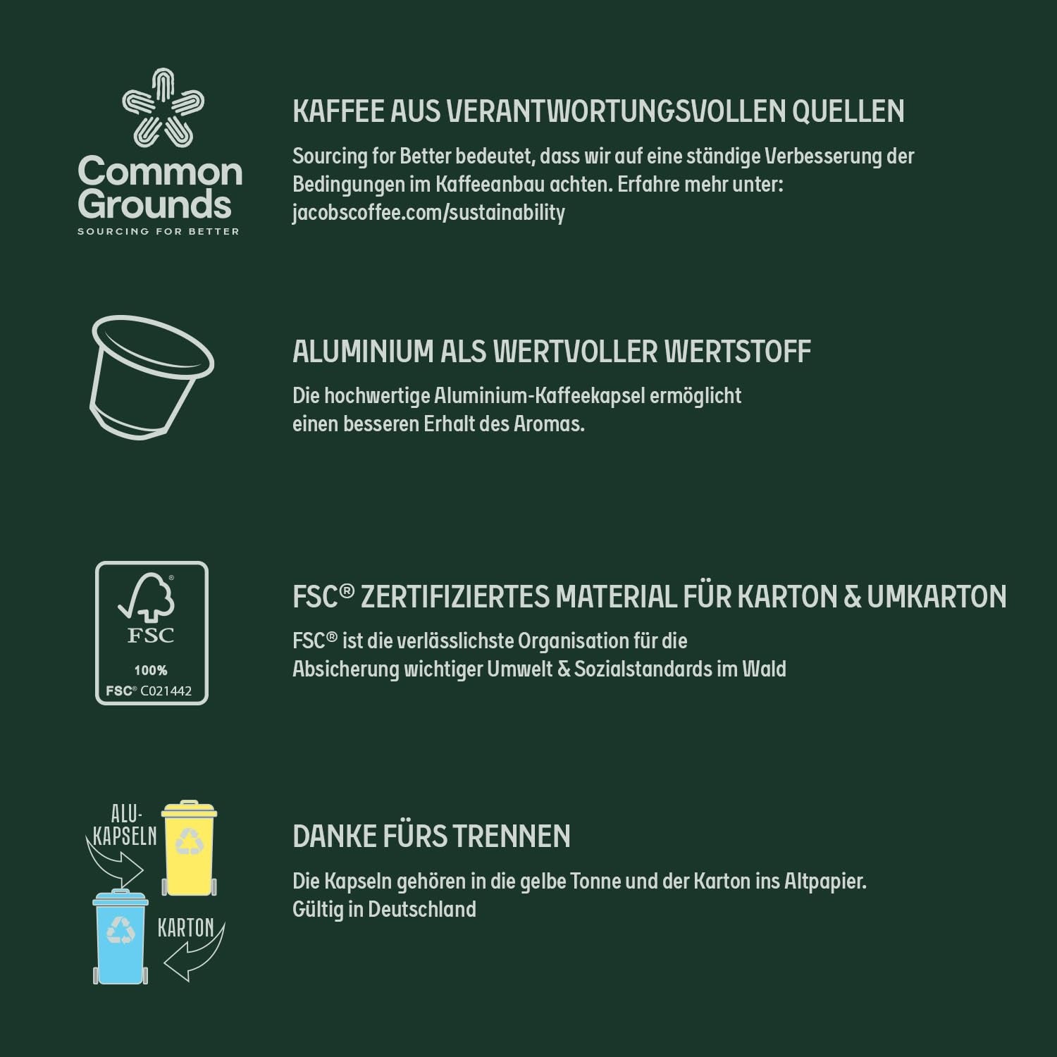 Jacobs Capsules de café Guten Morgen XL Intense, Intensité 8/12, 10 x 20 tasses, Capsules de café compatibles Nespresso*, 200 capsules