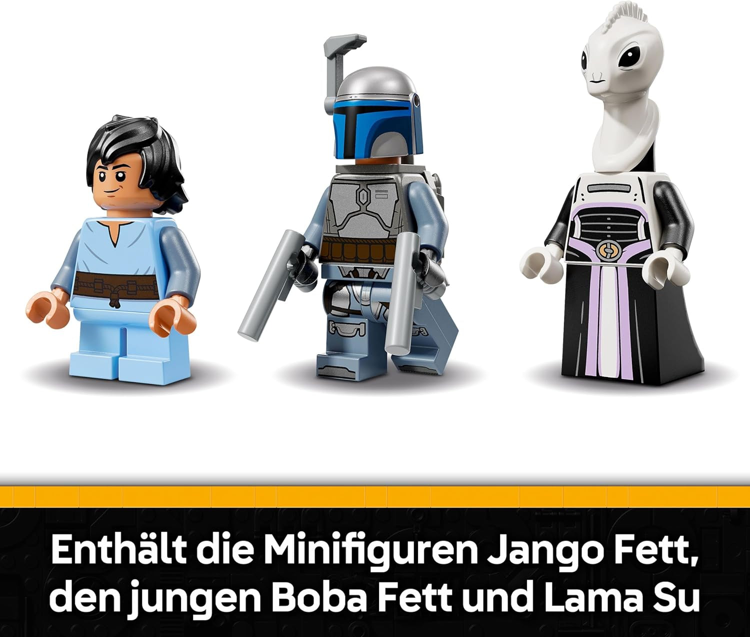 LEGO Star Wars: Angriff der Klonkrieger Jango Fetts Sternenschiff - Spielzeug für Jungen und Mädchen ab 9 Jahren - Kopfgeldjäger Minifiguren - Kreative DIY Deko - Geschenkidee für Kinder - 75433