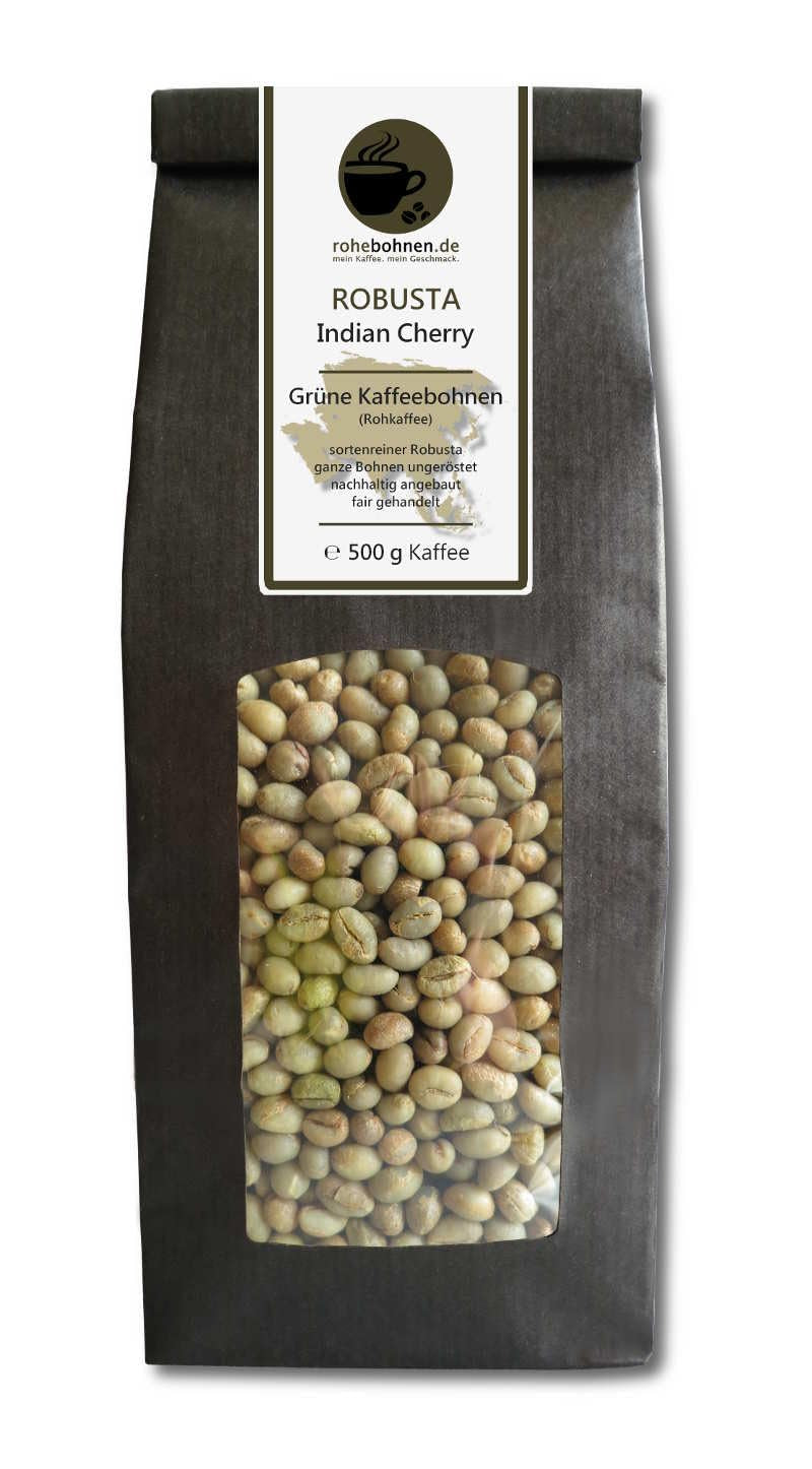 Café cru - Café vert Kenya, Inde, Brésil (emballage réduit grains de café vert 3x500g) - Certificat GMP