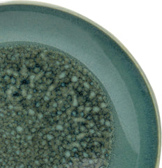 Creatable, série Caldera, service de table en grès allant au lave-vaisselle et au micro-ondes, fabrication de qualité (ensemble combiné vert 8 pièces)