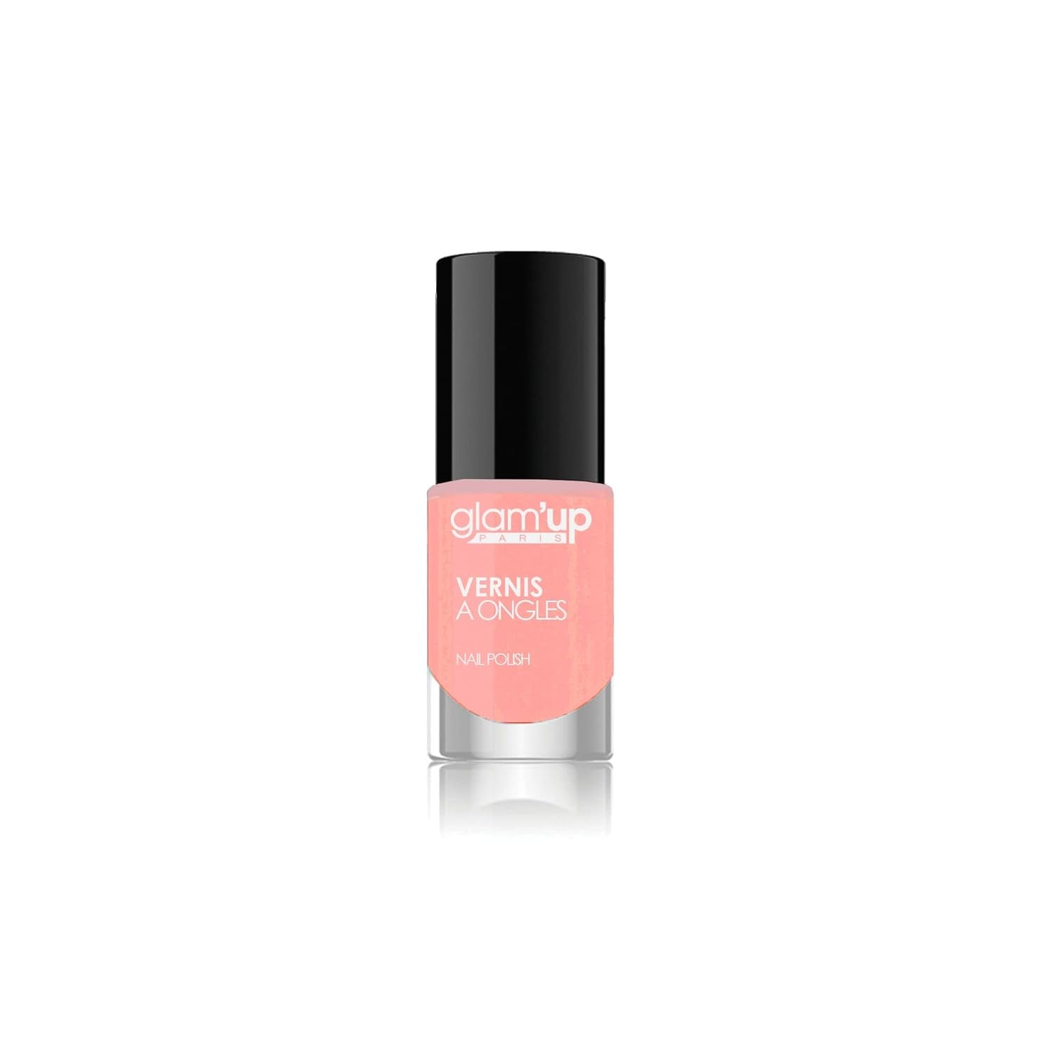 Glam'Up Paris, vernis à ongles brillant, longue tenue et à séchage rapide, n° 1. 100, transparent