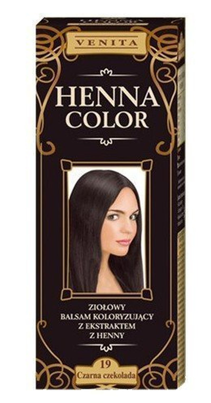 Henna Color 111 Balsam natural pentru păr blond Culoarea părului Efect de colorare a părului natural Henna Eco Vopsea pentru par Naty Shop Negru 75 Ml (1 pachet)
